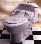 TIDY BOWL: Toto's low-flow washes, dries, and deodorizes