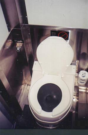 Train Car Toilet - USA