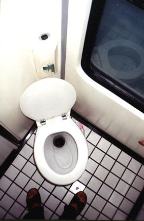 First Class Train Car Toilet - Ankara Ekspresi