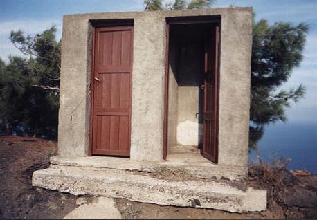 Mountaintop Toilet - Santorini